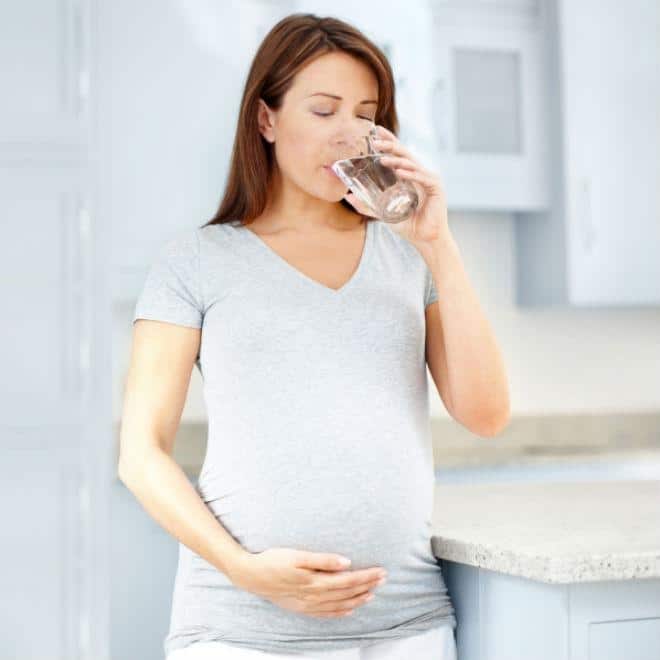 gaining a lot of water weight during pregnancy